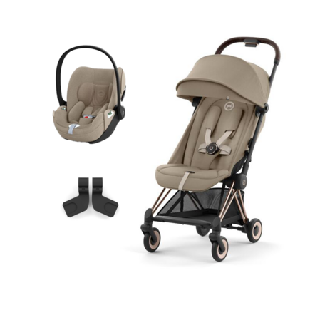 Poussette DUO COYA Rosegold Cloud T Cozy Beige  CYBEX