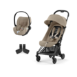 Poussette DUO Matt Black Cloud T Beige CYBEX