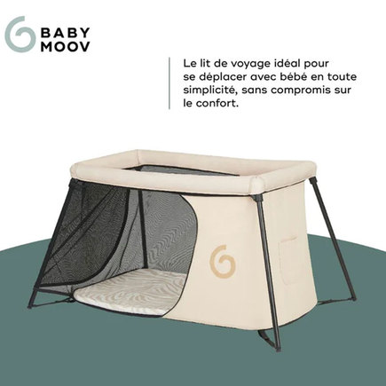 Lit parapluie Moov & Sleep - Sable/noir BABYMOOV - 10