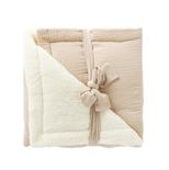 Couverture peluche Mix & Match biscuit 70 x 100 cm