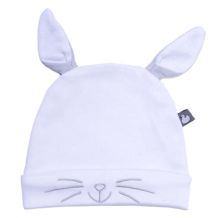 Bonnet naissance doublé pur coton Petit Lapin avec oreilles  BB&CO