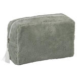 Trousse de toilette en bambou vert de gris