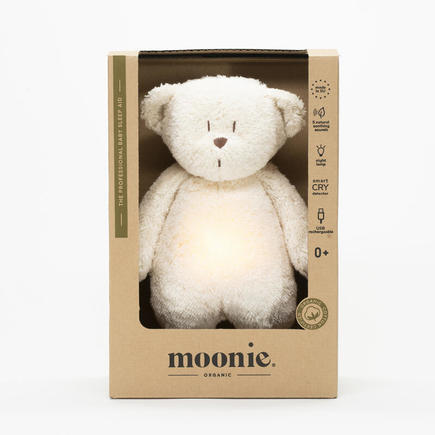 Veilleuse Moonie Ourson nature bio blanc polaire MOONIE - 3