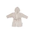 Peignoir 1-2 ans stripe éponge olive green GOTS - Multicolore JOLLEIN - 3