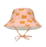 Chapeau réversible anti-UV 7-18 mois chameau - Pink
