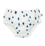 Maillot de bain anti-fuite pois 7-12 mois - Bleu/Nature