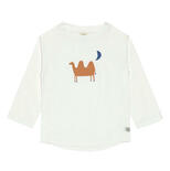 T-shirt manches longues chameau 7-12 mois - Nature