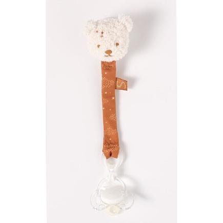 Attache sucette ourson Orsino - Beige SAUTHON Baby déco