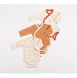 Lot de 3 bodies 3 mois Orsino - Beige