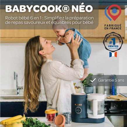 Babycook Néo Robot Cuiseur Bébé 6 en 1 Bleu Nuit BEABA - 6