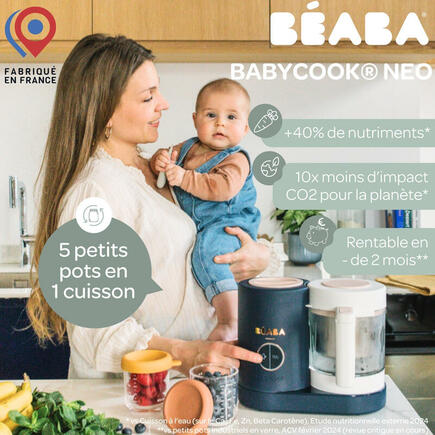 Babycook Néo Robot Cuiseur Bébé 6 en 1 Bleu Nuit BEABA - 3