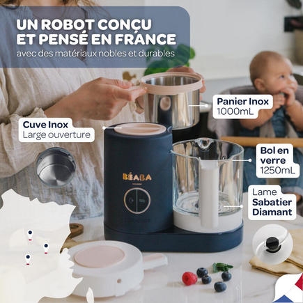 Babycook Néo Robot Cuiseur Bébé 6 en 1 Bleu Nuit BEABA - 7