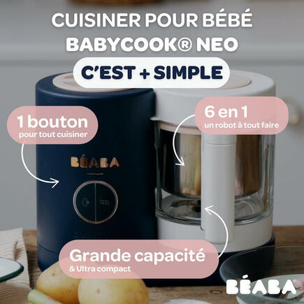 Babycook Néo Robot Cuiseur Bébé 6 en 1 Bleu Nuit BEABA - 8