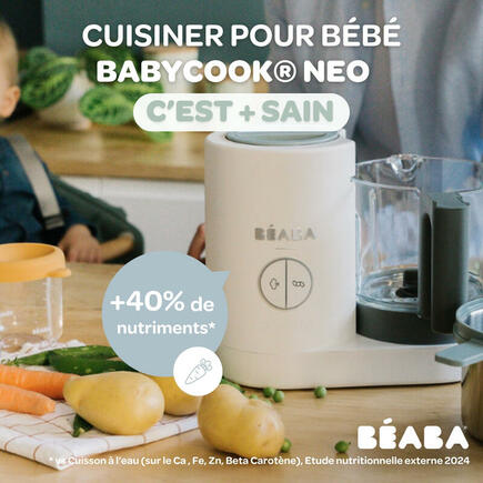 Babycook Néo Robot Cuiseur Bébé 6 en 1 Gris et Blanc BEABA - 5