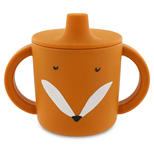 Tasse d'apprentissage en silicone Mr. Fox - Orange