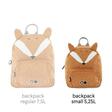 Sac à dos petit Mr. Fox - Orange TRIXIE - 2