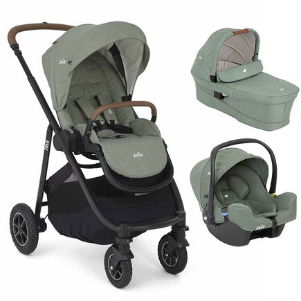 Poussette trio Versatrax + Siège-auto I-Snug 2 + Nacelle Ramble XL - Laurel JOIE