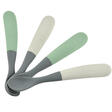 Lot de 4 Cuillères 1er Âge Silicone Mineral/Sage Green BEABA - 3