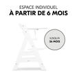 Tablette Click Tray pour chaise haute Alpha+ - Blanc HAUCK - 17