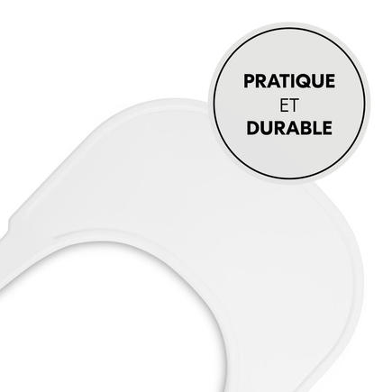 Tablette Click Tray pour chaise haute Alpha+ - Blanc HAUCK