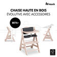 Chaise haute Beta+ avec accessoires - Blanc HAUCK - 13