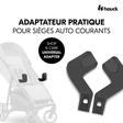 Adaptateurs universels Shop N Care - Noir HAUCK - 3