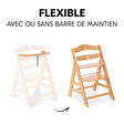 Chaise haute Alpha+ - Bois HAUCK - 11