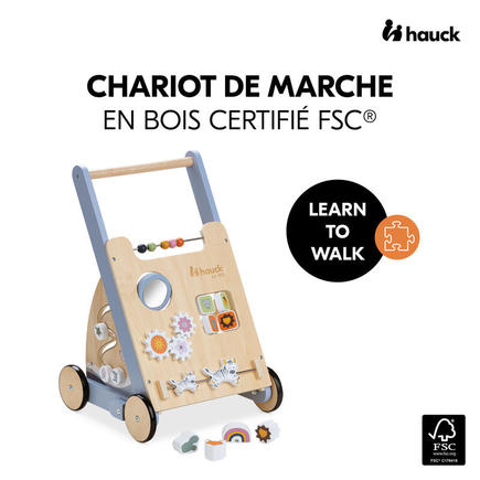 Chariot de marche éducatif Learn to walk - Bois HAUCK - 8