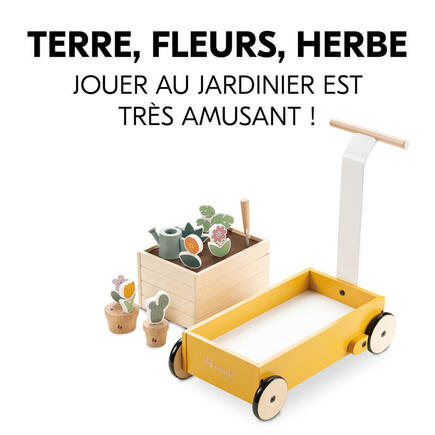 Trotteur jardinier Learn to walk - Bois HAUCK - 4