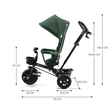 Tricycle Aveo - Mystic green KINDERKRAFT - 8