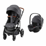 Poussette duo Smile 5Z + Baby-safe pro - Midnight grey