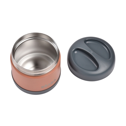 Portion inox isotherme 500mL - Mineral grey/terracotta BEABA - 2