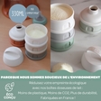 Boite doseuse 4 compartiments - Cotton white/terracotta BEABA - 5