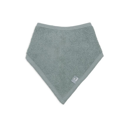 Lot de 2 bavoirs bandana éponge Basics - Sea green JOLLEIN - 2