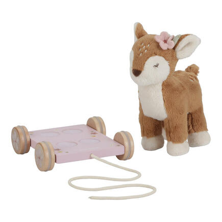 Peluche a tirer faon fsc LITTLE DUTCH - 2