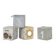 Lot 4 cubes doux LITTLE DUTCH