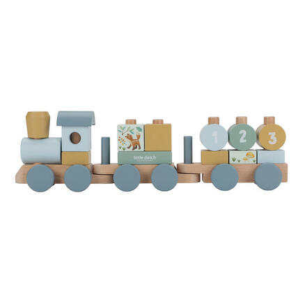Train a blocs bois fsc LITTLE DUTCH - 2