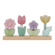 Puzzle fleurs a empiler en bois fsc LITTLE DUTCH