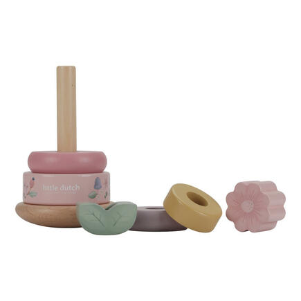 Tour anneaux a empiler bois fsc LITTLE DUTCH - 3