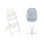 MAXI COSI Pack Chaise Haute Nesta White + Kit Nouveau-né Beyond Sky Grey