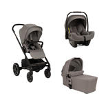 NUNA Poussette Trio MIXX NEXT + Siège-auto Pipa NEXT + Nacelle NEXT - Granite