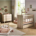 Chambre DUO PALOMA BOIS Lit 60x120 Commode + PAL offert   