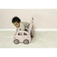 Chariot de marche voiture en bois FSC - Rose LITTLE DUTCH - 8