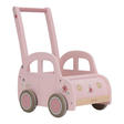 Chariot de marche voiture en bois FSC - Rose LITTLE DUTCH - 6
