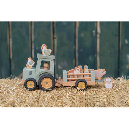 Tracteur+remorque en bois fsc LITTLE DUTCH - 7