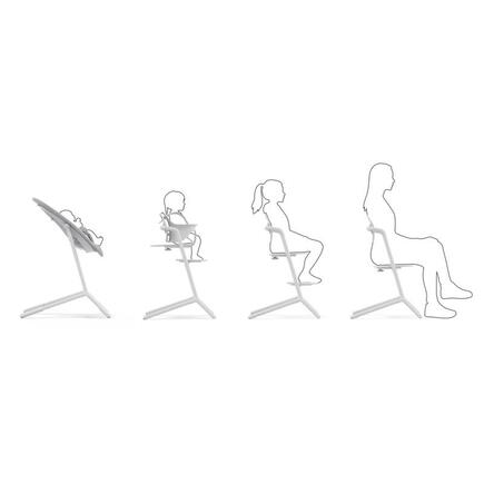 Chaise haute LEMO 4en1 SET ALL WHITE CYBEX - 5