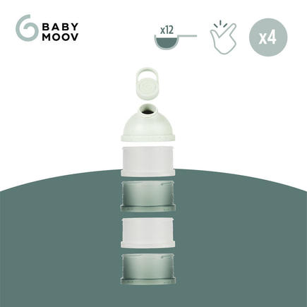 Boîtes doseuses de lait en poudre Babydose Mineral Green BABYMOOV - 5