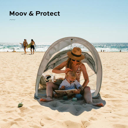 Tente anti-UV rafraîchissante  Moov & Protect Green lagoon  BABYMOOV
