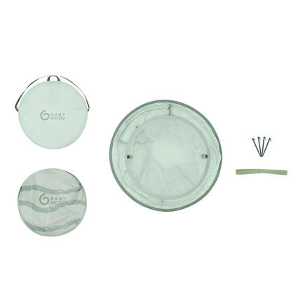 Tente anti-UV rafraîchissante  Moov & Protect Green lagoon  BABYMOOV - 3
