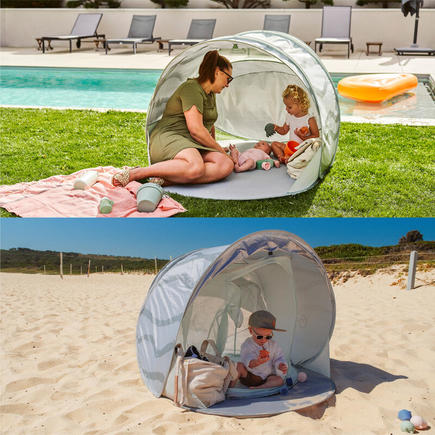 Tente anti-UV rafraîchissante  Moov & Protect Green lagoon  BABYMOOV - 10
